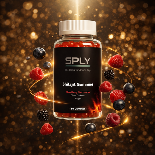 Premium Shilajit Gummies 1000 + Vitamin C,B6, B12 - 60 Stk