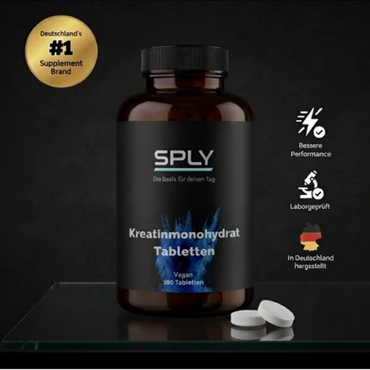 Kreatin Monohydrat - 180 vegane Tabletten