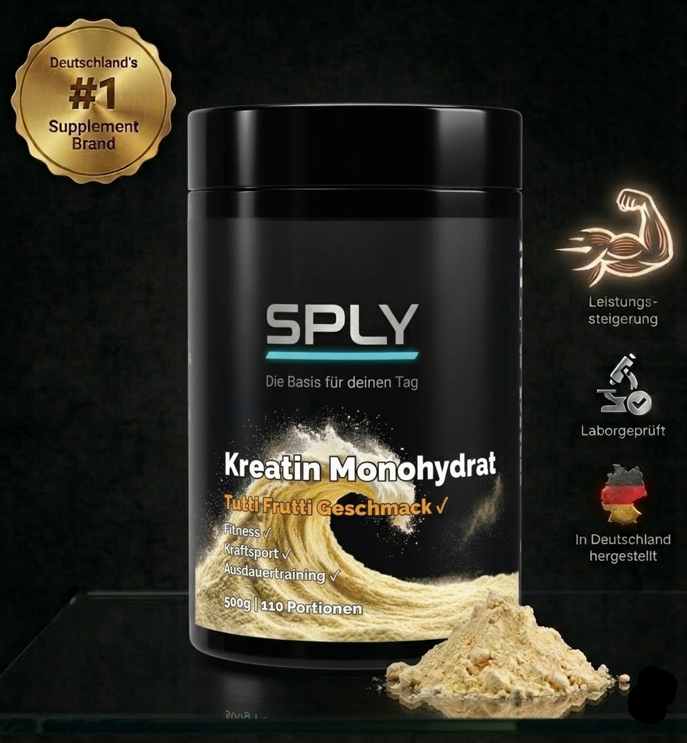 Kreatin Monohydrat Tutti Frutti Pulver- 500g