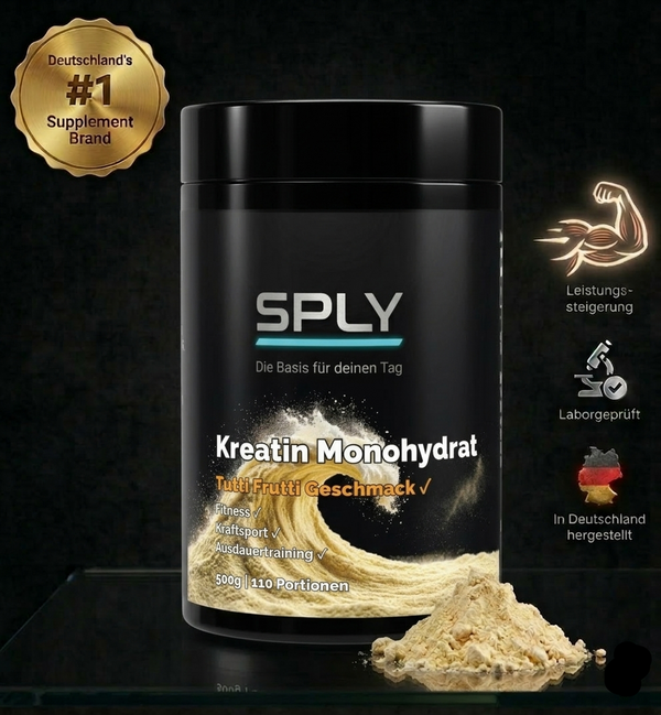 Kreatin Monohydrat Tutti Frutti Pulver- 500g